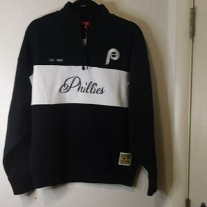 Mitchell & Ness Phillies Women's Quarter Zip M